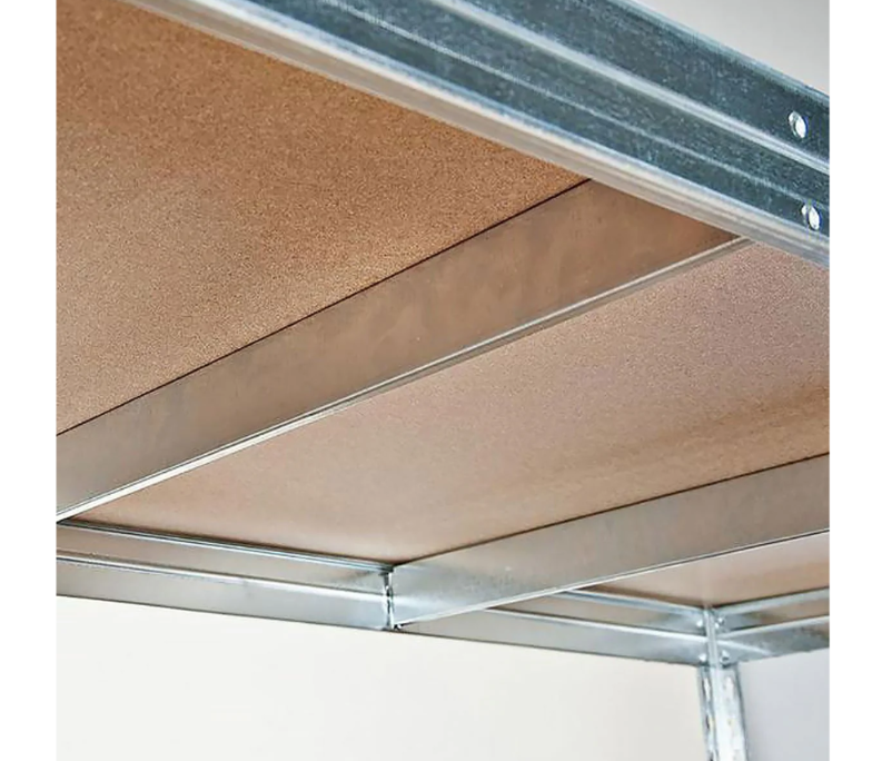 Étagère à grande portée galvanisée, capacité de charge jusqu'à 1 600 kg, 4 dimensions.