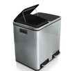 Poubelle en Métal à Pédale et Couvercle | Felix | Option de Tri | Disponible en 5 Couleurs | 30 ou 60 Litres