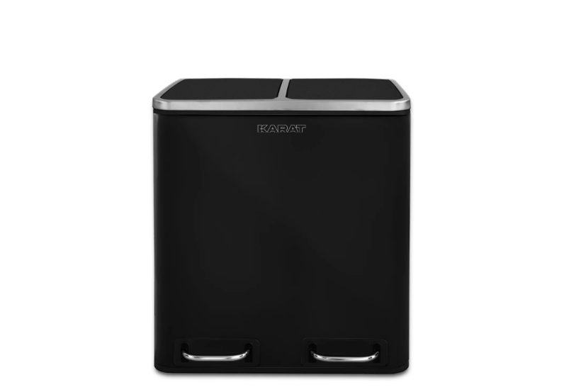 Poubelle en Métal à Pédale et Couvercle | Felix | Option de Tri | Disponible en 5 Couleurs | 30 ou 60 Litres