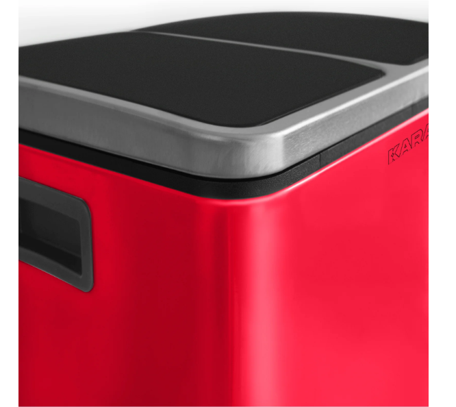 Poubelle en Métal à Pédale et Couvercle | Felix | Option de Tri | Disponible en 5 Couleurs | 30 ou 60 Litres