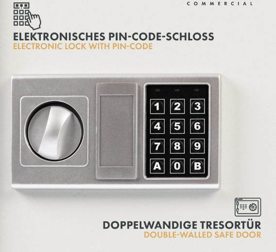 Coffre-fort de clés avec serrure électroniqué