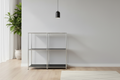 Étagère métallique |  Buffet ouvert à 3 niveaux et étagère de rangement