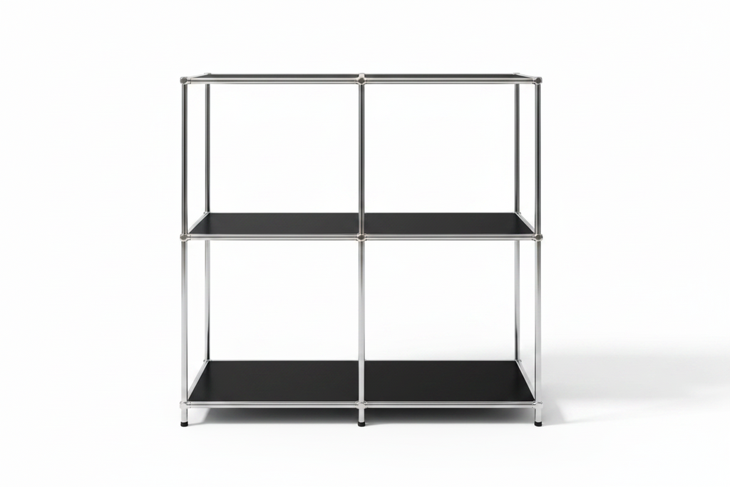 Étagère métallique |  Buffet ouvert à 3 niveaux et étagère de rangement